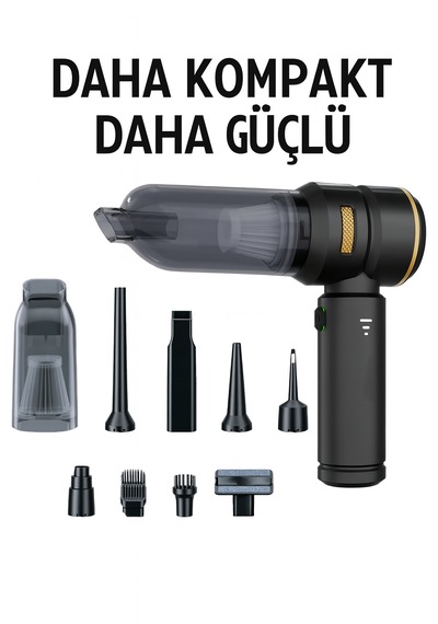 15000pa 3 Kademeli Şarjlı Güçlü Vakumlu Oto Süpürgesi