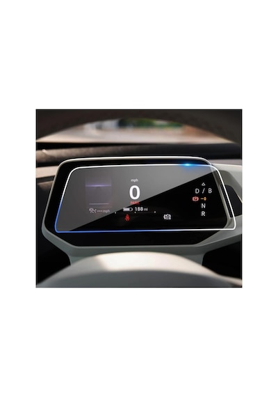 Volkswagen Id.4 Uyumlu Araç Ekran Koruyucu 5.3 İnç Dijital Gösterge 9h Nano Kırılmaz Şeffaf