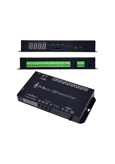 Ses Ve Müzik Duyarlı Pixel Led Kontrol Cihazı T-8000AC