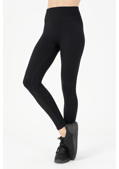 Maraton Active Slimfit Kadın Koşu Siyah Tayt 812093 SiYAH