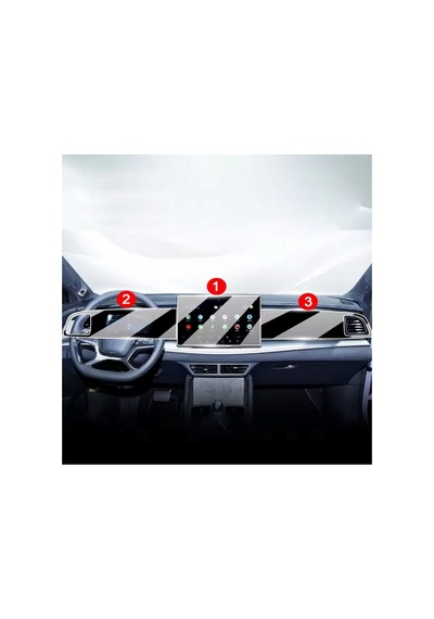 Byd Sealıon 7 Uyumlu Multimedya Gösterge Ve Sağ Panel 3 Lü Set 9h Nano Ekran Koruyucu