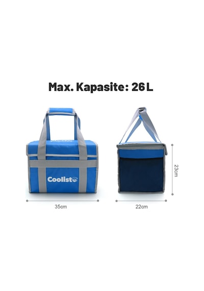 Coolist Cl26b 26 Litre Katlanabilir Termos Bez Çanta / Buzluk