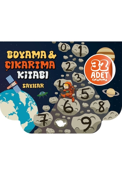 Sayılar Boyama Ve Çıkartma Kitabı - Pmvp-623150