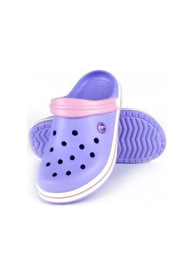 Lugmo Akınal Bella Unisex Sabo Terlik Hastane Terliği Lila-pembe Çok Renkli