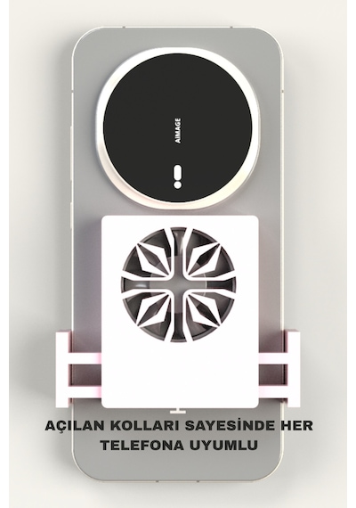 Telefon Soğutucu Tüm Telefonlarla Uyumlu Tripodlu Oyuncu Aparatı Pembe - 849621147