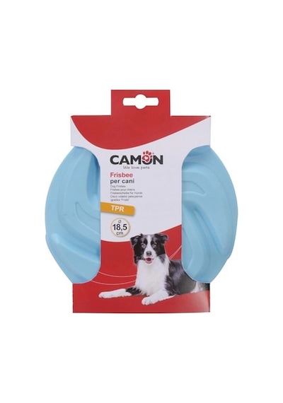Camon Tpr Dayanıklı Malzemeden Üretilmiş Eğlenceli Köpek Frizbisi 18.5 Cm