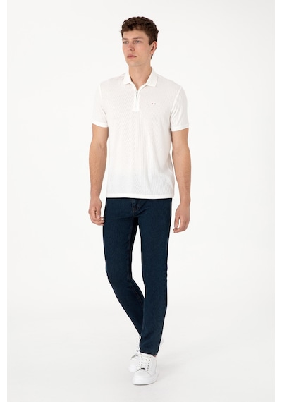 U.s. Polo Assn. Regular Fit Erkek Polo T-shirt 2102921 Krem