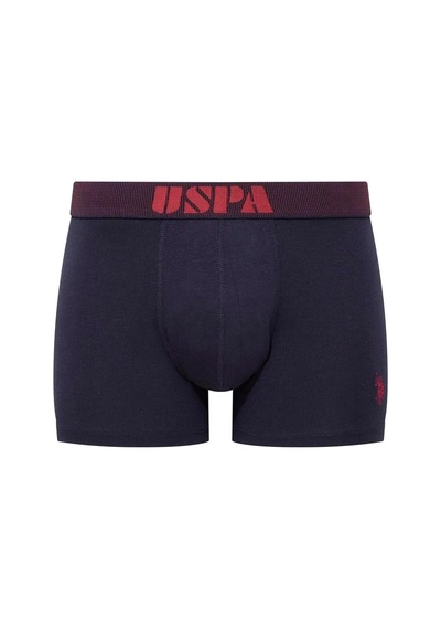 U.S. Polo Assn. U.s Polo Assn. 80521 Erkek Pamuklu 3'lü Boxer-bordo&lacivert&antrasit Bordo