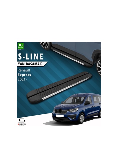 S-dizayn Renault Express S-line Krom Yan Basamak 203 Cm 2021 Üzeri A+ Kalite