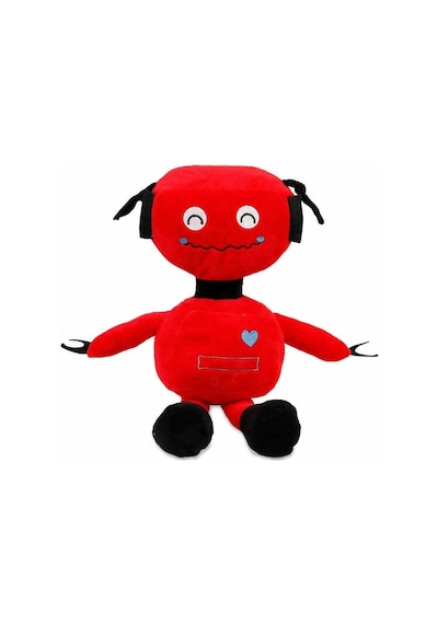 Sevimli Peluş Robot 30-35 Cm - Teknolojik Temalı Soft Çocuk Ve Uyku Arkadaşı