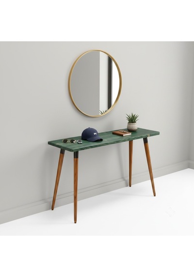 Mobenta Basic Entry: Modern Masif Dresuar, Antre Konsolu - 110x35 Ye Yeşil