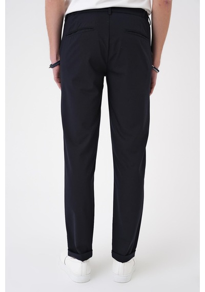 Efor Comfort Fit Beli Lastikli Lacivert Jogger Pantolon P 1184 Lacivert