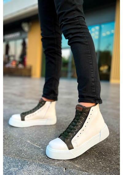 Chekich Ch167 Gbt Blazer Erkek Bot Beyaz / Hakı Beyaz - Haki
