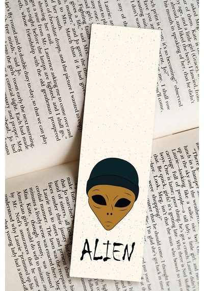 Kurukafa Alien Tasarım 10 Adet Kitap Ayraç Seti PYTKAYRAC40