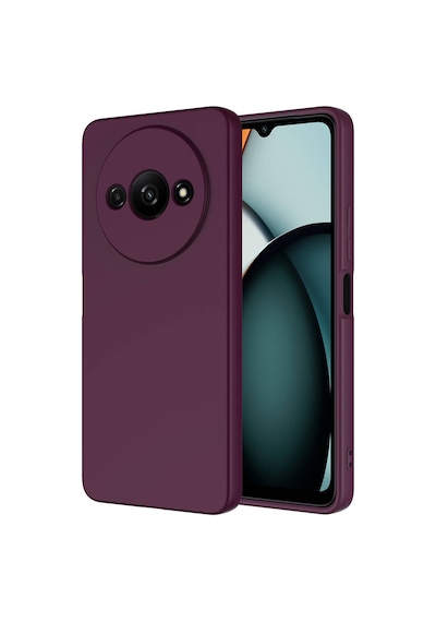 Xiaomi Redmi A3 4g 2024 Kılıf Yumuşak Silikon Kamera Korumalı Lansman Pazarplus Koyu Yeşil