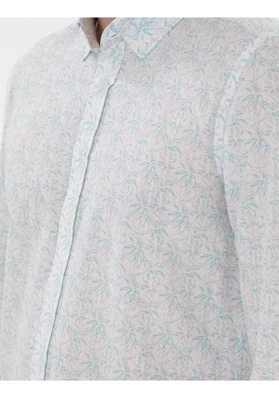 Pierre Cardin Erkek Koyu Mint Gömlek Desenli 50304548-vr152 Koyu Mint Mint Yeşili