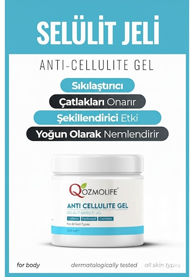 Qozmolife Selülit Karşıtı Jel 100 ML