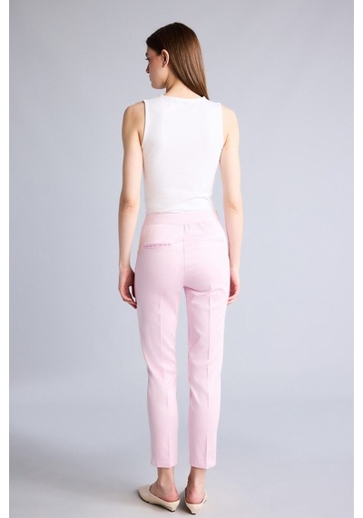 Defacto Sigaret Normal Bel Düz Paça Saten Pantolon J8743az26sppn633 Pembe-pn633