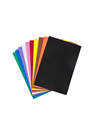 Nova Color 50X70 Cm Yapışkanlı Eva 10 Lu Karışık Paket (Nc-363)-Diğer
