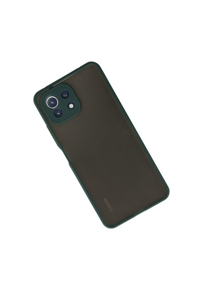 Mi 11 Lite Kılıf Montreal Silikon Kapak - Yeşil Bz8683140200862