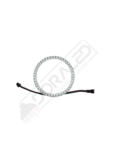 Doraled WS2812B ARGB Magic Matrix Ekran 5V Dijital Yuvarlak Pixel 35 Led Halka 96 x 77 MM