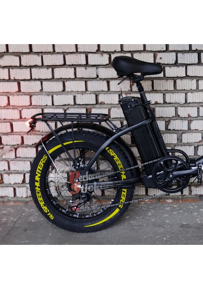 Speedhunters Elektrikli Bisiklet Lastik Yazısı E-bike Sarı 8adet