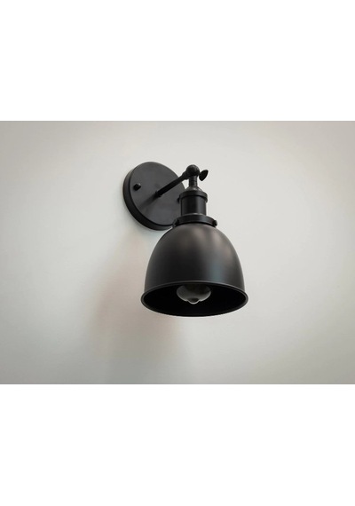 Riolight Retro,rustik,vintage Siyah Mafsallı Hareketli Başlık 1xe Siyah