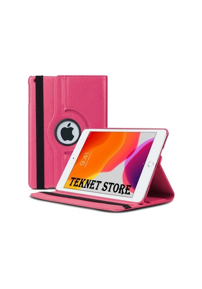Apple Uyumlu iPad 5. 6. Nesil 2017 2018 9.7 Inc Tablet Standlı 360 Dönebilen Kılıf Kalem Ekran Koruyucu Kılıf