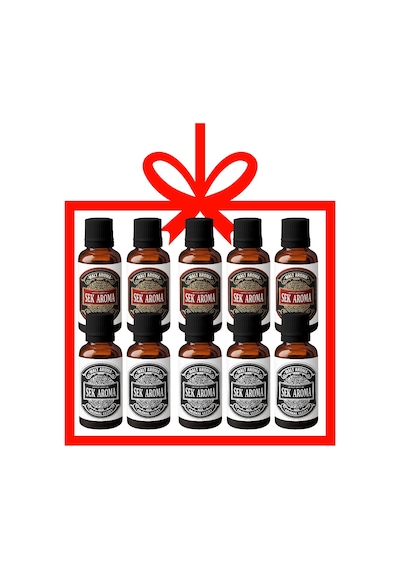 Sek Aroma Red Malt Kiti Aroması 5 x 50 ML + Black Malt Kiti Aroması 5 x 50 ML