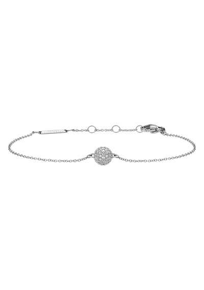 Pavã Crystal Pendant Bracelet Silver Silver