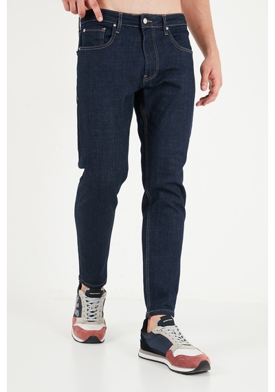 Buratti Pamuklu Normal Bel Boru Paça Jeans Erkek Kot Pantolon 5901f10mılano Lacivert