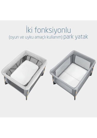 Maxi-cosi Swift 3'ü 1 Arada Çift Katlı Beyond Grey Park Yatak Outlet