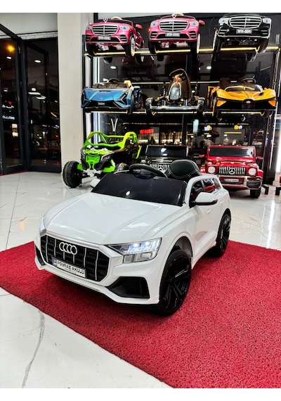 Audi Q5 12v Akülü Araba 0-5 Yaş Beyaz