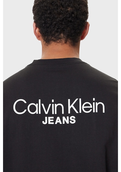 Calvin Klein Erkek T Shirt Lv04rd825g Ub1 Siyah Siyah