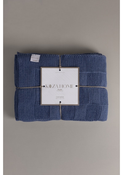 Plaid İndigo Çift Kişilik Battaniye 200x220 15015 Indigo