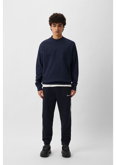 Armani Exchange Armani Bisiklet Yaka Sweat Lacivert
