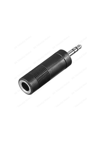 3.5Mm Stereo Erkek / 6.35Mm Stereo Dişi Ses Çevirici Adaptör