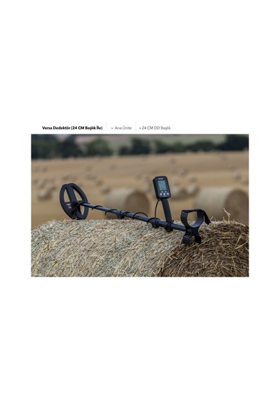 Rutus Versa Dedektör 24cm Dd Başlık İle