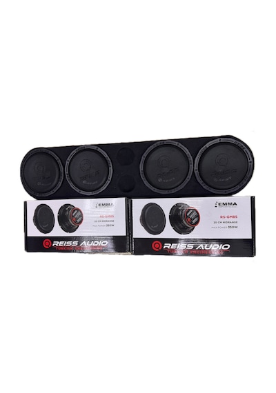 Reıss Audıo Rs-gm8s 20cm Midrange İki Takım Üniversal Pandizotlu Tanesi 350w 150rms