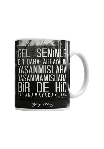 Oğuz Atay Söz Kupa Bardak Porselen No28611 Karışık