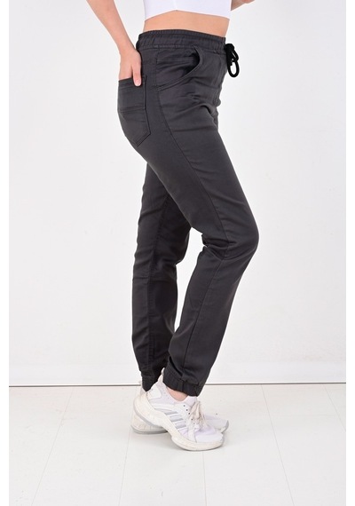 Black Steel Jogger,Bel Ve Paça Lastikli Bayan Pantolon-Byn-1000 (543993463)