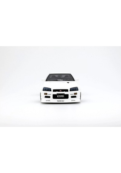 Otto Models Ot1135 1/8 Nissan Skyline Gt-r R34 Krc Body Kit Pearl White Qx1 2019
