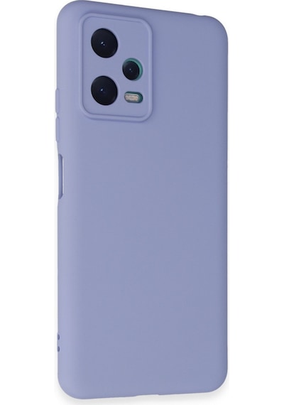 Xiaomi Redmi Note 12 5g Uyumlu Kılıf Nano İçi Kadife Silikon - Lila