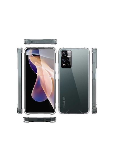 Redmi Note 11 Pro Plus 5g Kılıf Nitro Anti Shock Silikon - Renksiz Renksiz Renksiz