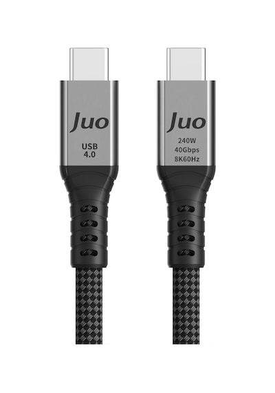 Juo MT03291-JCB4G241 USB 4.0 240 W Type-C Hızlı Şarj Ve Data Kablosu 1 M