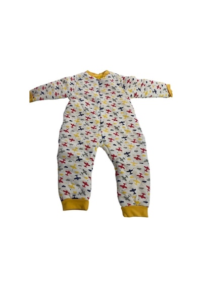 Mini Damla Uyku Tulumu Albimini Uçaklı Sarı Açık Sarı