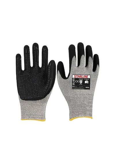 Stl-1074 Köpük Nitril Puanlı Eldiven No:9 12li