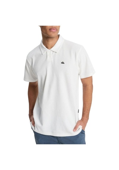 Quiksilver Polo Short Sleeve Blouse Snow Erkek Yakalı Tişört Beyaz Eqykt04392