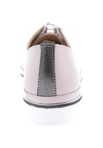 Dgn 095 Kadin Kalin Taban Bağcikli Comfort Ayakkabi 095-2111-R0626 Gümüş