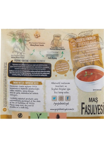 Gurme Maş Fasulye, 500 Gr Tekli Paket 2li Paket